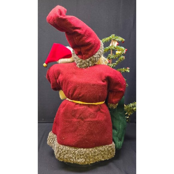 Santa Clause & Snowman Tree Topper or Table Top Holiday Decor 18" - Picture 4 of 9